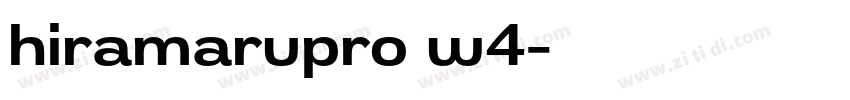 hiramarupro w4字体转换